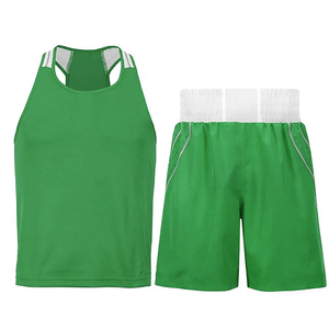 Ensemble débardeur et short gris pour femme, respirant, anti-transpiration, séchage rapide, vêtements de sport MMA, coupe classique - Product Image 3