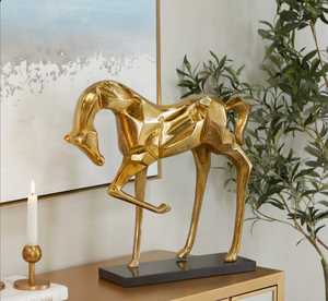 Jaffs Exports Aluminum Animal <b>Figure</b> Sculpture Contemporary Design Handmade Eco-Friendly Durable Tabletop Decor for Home Office - Product Image 4