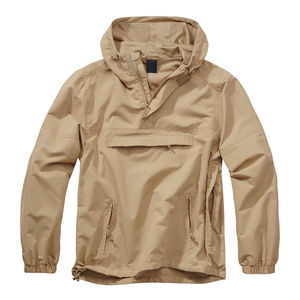 Veste coupe-vent en toile épaisse pour homme, avec fermeture éclair, capuche, imperméable, respirante, motif pour le cyclisme, la course à pied, service OEM - Product Image 1