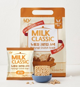 Craquelins de riz sans gluten saveur fromage au lait, Nurungji classique, collation croustillante pour tous les âges 522g - Product Image 4