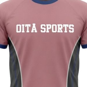 Camiseta Deportiva Unisex de Netball en Rosa Polvoriento y Gris, Sublimada, de Poliéster, Manga Corta, Uniforme para Equipos Deportivos - Product Image 6