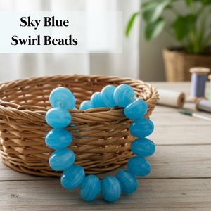 Cadena de Cristal Rondelle con Rayas Púrpuras |   Espaciador de Disco Pulido Hecho a Mano de 12-16mm para Pulseras de 8 Pulgadas, Proyectos Creativos de Joyería DIY - Product Image 5