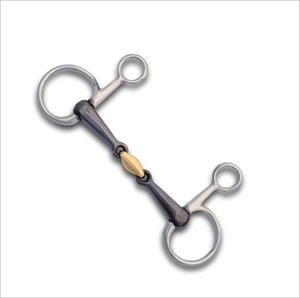 En gros Mors de cheval en acier inoxydable, mors à gêne, mors à double articulation, mors à lozenge en laiton, mors en fer doux, avec logo personnalisé, pour l'équitation - Product Image 2