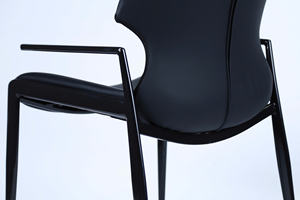 Modern Luxury Leather Gold-Plated Stainless Steel Portable Dining <b>Chair</b> for Living Room Park <b>Outdoor</b> Use-High Class Commercial - Product Image 6