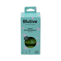 Bolsas Biodegradables y Resistentes para Desechos de Mascotas, con Aroma Fresco, 60% de Material de Maíz, Bolsas para Excremento de Perro 8x15, Venta al Por Mayor