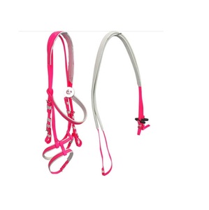 Bride de course de cheval en PVC avec bande de nez de superbe qualité - Product Image 3