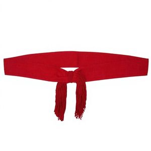 สายสะพายผ้าไหมกำมะหยี่สีแดงแบบ OEM พร้อมพู่ห้อย สำหรับเครื่องแบบเจ้าหน้าที่ ทำจากผ้าขนสัตว์หรืออะคริลิก - Product Image 1