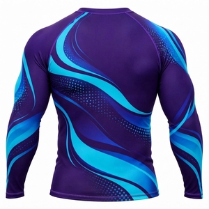 Camiseta Deportiva de Compresión para Hombre, Manga Larga, para Entrenamiento, Fitness, Running, Ciclismo, Surf, Gimnasio y Actividades Deportivas - Product Image 2