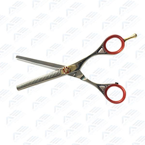 Ciseaux de barbier professionnels pour salon de coiffure – Ciseaux droits pour la coupe et l'éclaircissement des cheveux – Produits de beauté et de soins personnels - Product Image 6