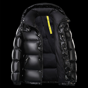High Quality Men's Long <b>Thin</b> Bubble <b>Jacket</b> <b>Waterproof</b> Latest Fashion Style Customized Logo Wholesale Price Custom Sizes Shining - Product Image 3