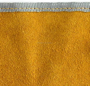 Manchons de soudage en cuir de vachette de qualité professionnelle résistants à la chaleur, anti-coupure, longs protège-bras en cuir fendu pour la protection contre les étincelles - Product Image 6