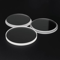 Ventanas Circulares de Zafiro Personalizadas, Componente Óptico de Precisión de Grado Óptico