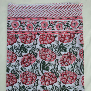 Paréo de plage en coton imprimé au bloc, écharpe naturelle en coton, paréo d'été, paréo de corps d'été - Product Image 1