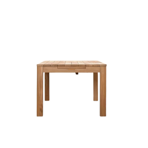 Mesa de Comedor Extensible Moderna para Exteriores, de Madera de Teca Sólida, con Extensión de Hoja Expandible, Resistente a la Intemperie, para Comedor de Resort o Villa - Product Image 1