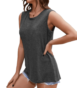 Débardeur Femme Haut de Gamme en Tissu Tricoté Idéal pour la Gym, la Course, le Basketball, la Randonnée, le Cyclisme, la Plage et les Tenues Estivales - Product Image 3