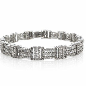 Good Quality Moissanite Hiphop Bracelet Jewelry Accessory for <b>Men</b> Women Wedding and Party Wear Available At Affordable Price - Product Image 1