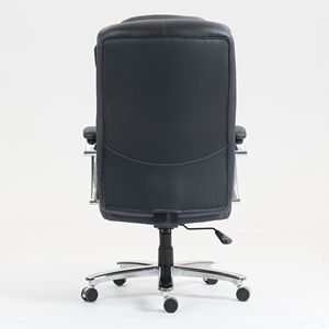 Sedia da Ufficio Ergonomica Girevole con Schienale Alto e Braccioli Imbottiti, Poltrona Direzionale Rivestita - Product Image 5