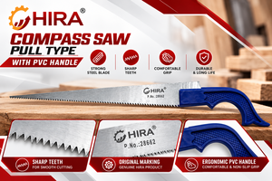 HIRA 28662 Noki/Kompass-Säge, 12 Zoll, Stahl, für Industrie & Heimwerker, mit PVC-Griff - Product Image 3