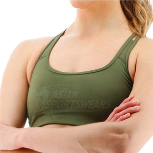 Premium <b>Stretch</b> Fit Smooth Performance Essential Top Women Fitness <b>Bra</b> Soft Feel Running Yoga Exercise Daily Comfort - Product Image 3