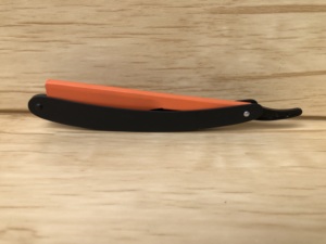 มีดโกนหนวดตรงแบบมืออาชีพ ทำจากสแตนเลส พร้อมด้ามจับเหล็ก - Product Image 2