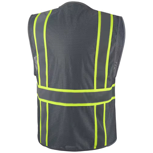 Chaleco de Seguridad Reflectante Personalizado para Exteriores, Unisex, Ropa de Trabajo, Chaqueta sin Mangas, Impermeable, Resistente al Agua, Alta Visibilidad - Product Image 2