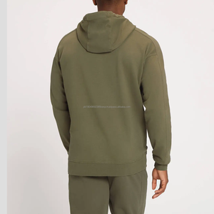 Custom Sport Soft Slim hombres grandes usable manta de entrenamiento polar sudaderas con capucha y sudaderas - Product Image 3