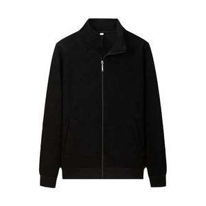 Cuello redondo para hombre, cuello alto, invierno, peso pesado, talla grande, cremallera, Sudadera con capucha, bordado informal, jerséis con cremallera para hombre - Product Image 2