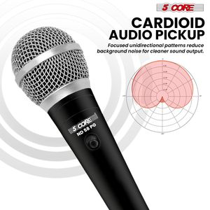 Microfono Dinamico Professionale XLR con Cavo per Karaoke, Palco e Studio - Product Image 4
