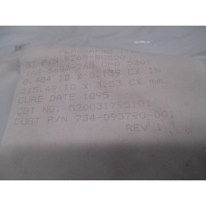CHEMRAZ 9268-SC520 O-RING AS-568A-268 CPD 520 - Equipo y Piezas de Semiconductores de Confianza de Marca Global - Product Image 1