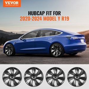 Copricerchi a scatto per Tesla Model Y 2021-2023, compatibili con cerchi da 19 pollici, in ABS PC, con protezione e foro per valvola - Product Image 2
