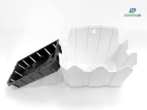 Maceta de plástico PP elegante con acabado mate simple para suculentas y hierbas - Product Image 3