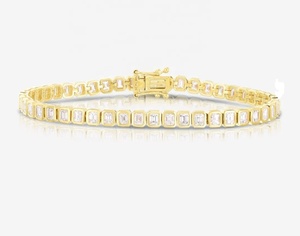 Poire Marquise Coeur et Émeraude Coupe Diamant Main Bracelet À La Main Naturel Diamant Fabricant Fine Jewelry - Product Image 4