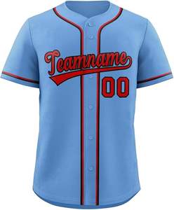 Camiseta de Béisbol Personalizada de Manga Corta, Poliéster de Secado Rápido y Transpirable, Ropa Deportiva para Equipos OEM con Colores y Logotipos Personalizables - Product Image 5