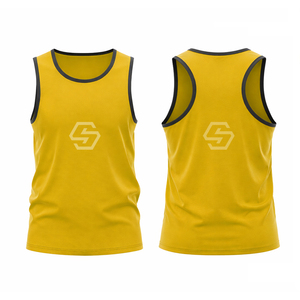 Custom Logo Design Sublimation Breathable Quick Drying Casual Fitness Sports <b>Running</b> <b>Singlet</b> Workout Tank Top - Product Image 2