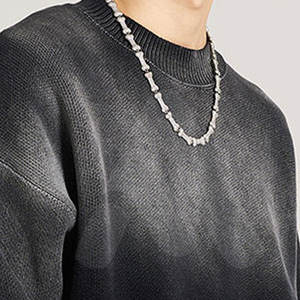 Suéter Casual para Hombre 2026, Cuello Redondo, Estilo Urbano, Tejido Suave, 100% Algodón, Transpirable, Talla Adulto - Product Image 5