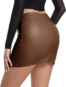 Minifalda Sexy de Cuero para Mujer, Cintura Alta, Diseño con Cierre, Ajustada, Logotipo Personalizado, Fabricante de Ropa al por Mayor OEM ODM - Product Image 3