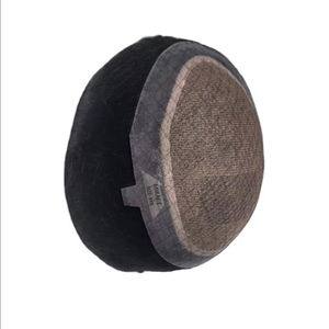 Perruque Taz Hair de haute qualité en cheveux Remy indiens, ondulée, pour hommes, avec base monofilament douce, système de toupet fabriqué au Bangladesh, ondulations profondes et lâches - Product Image 4