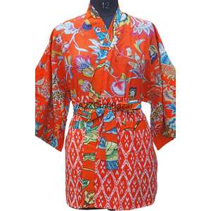 Kimono Corto de Playa para Mujer, 100% Algodón Puro, Ligero, Estilo Boho, Informal - Product Image 4