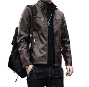 Top fabrication fournisseur automne et hiver nouveaux vêtements en cuir véritable veste de mode décontractée pour hommes - Product Image 2