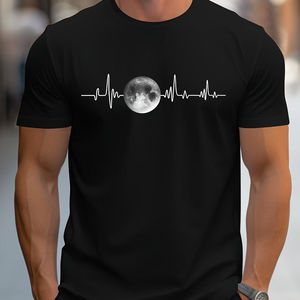 T-shirt en coton pour homme, col rond, imprimé, vêtements vintage, hauts décontractés, basiques, pas chers, meilleure qualité à prix raisonnable - Product Image 1