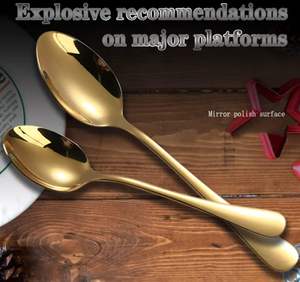 Juego de Cubiertos de Acero Inoxidable de Alta Calidad, Ecológico, Duradero y Apto para Lavavajillas, Diseño Moderno para Comidas Formales e Informales - Product Image 5