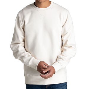 Sudadera básica lisa al por mayor, último estilo, con logo personalizado en relieve, para hombre - Product Image 5