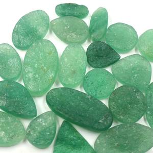 หินอะเวนจูรีนสีเขียวธรรมชาติหินอัญมณีหลวมและอัญมณีทรงหลวมสำหรับการรักษาเครื่องประดับสำหรับสร้อยคอ - Product Image 2