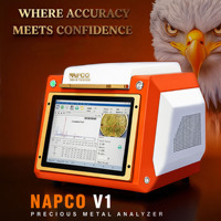 Espectrómetro de Metales XRF con Pantalla Táctil NAPCO V1 de Último Modelo, Máquina de Prueba de Oro, Analizador de Metales Preciosos