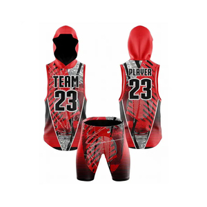 Nuevo Uniforme de Jersey 7V7 para la Temporada, Uniforme de Equipo para Adultos sin Mangas con Capucha, Nombre del Equipo Personalizado, Impresión Digital Transpirable - Product Image 6