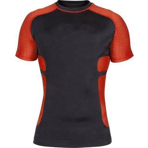 Haut de sport unisexe à manches longues rayé vert et marron, anti-UV, séchage rapide, en polyester, pour adultes - Product Image 6