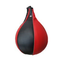 Ballon de vitesse double extrémité de haute qualité, sac de frappe lourd, en PU durable, portable, en cuir premium