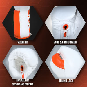 Guantes de Boxeo Profesionales de Cuero con Logotipo Personalizado, Guantes de Entrenamiento Suaves de Gran Resistencia - Product Image 5