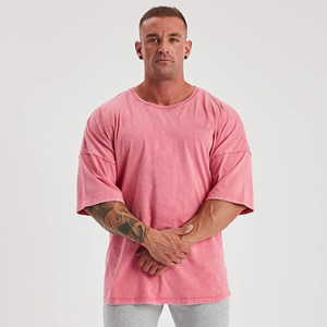เสื้อยืดออกกำลังกายดีไซน์ใหม่ ปรับแต่งได้ ผ้าฝ้าย 100% ปี 2026 สีพื้นเรียบง่าย สไตล์ลำลอง ผู้ชาย ไซส์ใหญ่ คุณภาพดีที่สุด บริการ OEM - Product Image 5