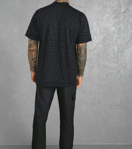 T-shirt pour homme avec strass, design personnalisé, streetwear scintillant, tee-shirt en coton, vente en gros directe d'usine - Product Image 5